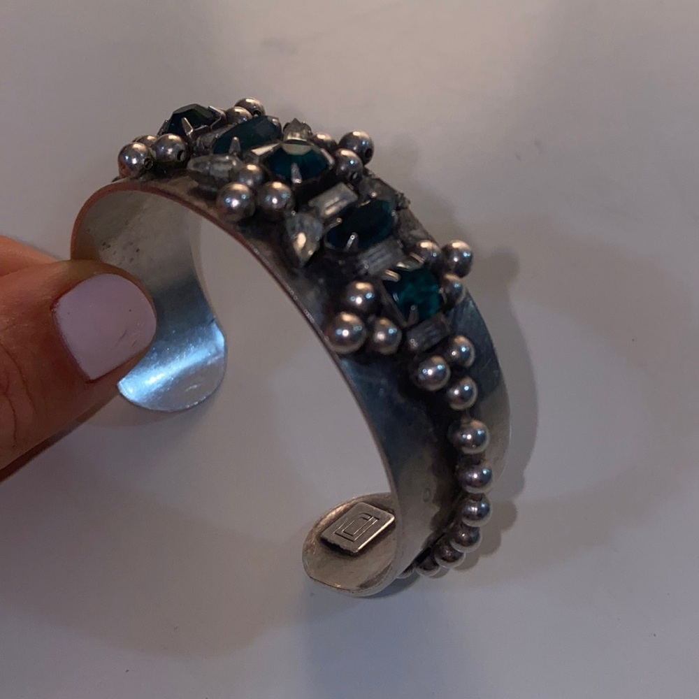DANNIJO Metal Cuff with Gems Bracelet 🆕 - Picture 8 of 12